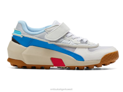 Onitsuka Tiger أطفال admix عداء ملاحظة F20P627 أحذية أبيض