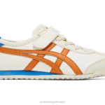 Onitsuka Tiger أطفال المكسيك 66 F20P618 أحذية كريم / صدأ برتقالي