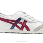 Onitsuka Tiger أطفال المكسيك 66 F20P624 أحذية التوت الأبيض/المجفف