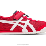 Onitsuka Tiger أطفال المكسيك 66 F20P645 أحذية كلاسيكي أحمر/أبيض