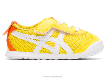 Onitsuka Tiger أطفال المكسيك 66 F20P654 أحذية أصفر/أبيض نابض بالحياة
