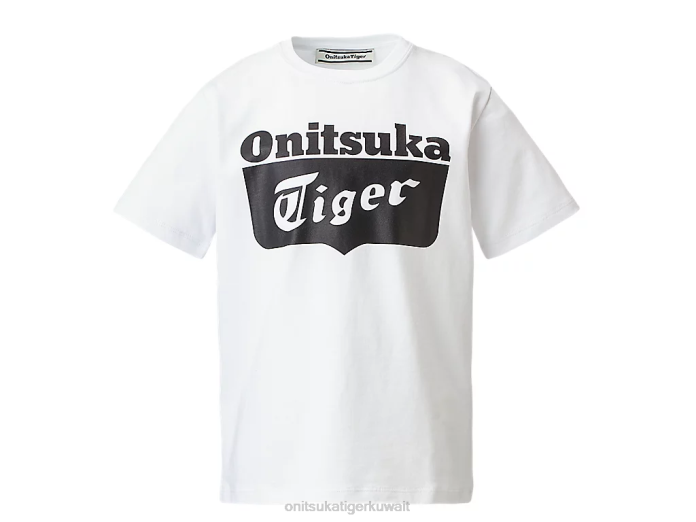 onitsuka_tiger_d8a3d8b7d981d8a7d984_d8aad98a_d8b4d98ad8b1d8aa_d8a7d984d8b4d8b9d8a7d8b1_f20p669_d985d984d8a7d8a8d8b3_d8a3d8a8d98ad.png Onitsuka Tiger أطفال تي شيرت الشعار F20P669 ملابس أبيض حقيقي/أسود الأداء - Image 1