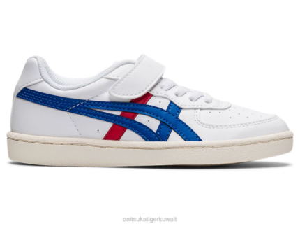 Onitsuka Tiger أطفال جي إس إم F20P656 أحذية أبيض / إمبراطوري
