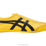 Onitsuka Tiger رجال المكسيك 66 ديلوكس F20P136 أحذية تاي تشي أصفر/أسود