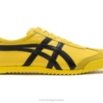 Onitsuka Tiger رجال المكسيك 66 ديلوكس F20P23 أحذية تاي تشي أصفر/أسود