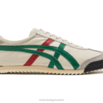Onitsuka Tiger رجال المكسيك 66 ديلوكس F20P24 أحذية كريم / أخضر
