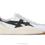 Onitsuka Tiger للجنسين acromount F20P240 أحذية أبيض أسود
