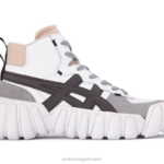 Onitsuka Tiger للجنسين أسنان ليرة لبنانية F20P317 أحذية أبيض/رمادي جرافيت