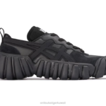 Onitsuka Tiger للجنسين أسناني ليرة سورية F20P319 أحذية أسود