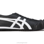 Onitsuka Tiger للجنسين أسناني مكس F20P281 أحذية أسود/أبيض