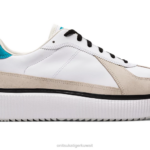 Onitsuka Tiger للجنسين الدقة F20P337 أحذية أبيض / بحيرة