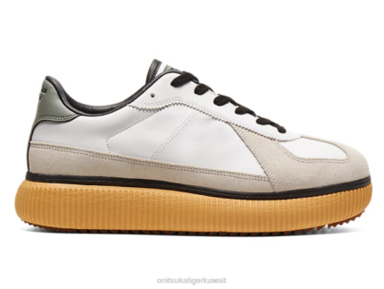 Onitsuka Tiger للجنسين الدقة F20P536 أحذية أبيض/أخضر