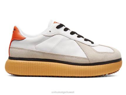Onitsuka Tiger للجنسين الدقة F20P537 أحذية أبيض/هابانيرو