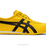 Onitsuka Tiger للجنسين المكسيك 66 سهل الارتداء F20P126 أحذية تاي تشي أصفر/أسود