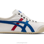 Onitsuka Tiger للجنسين المكسيك 66 سهل الارتداء F20P361 أحذية أبيض / ثلاثي الألوان
