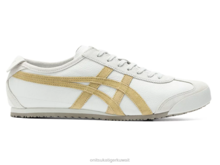 Onitsuka Tiger للجنسين المكسيك 66 فين F20P110 أحذية رمادي جليدي/بيج كاكي