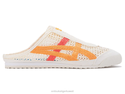 Onitsuka Tiger للجنسين المكسيك 66 قبقاب F20P122 أحذية كريم / العنبر