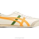 Onitsuka Tiger للجنسين المكسيك 66 F20P132 أحذية كريم / الحمضيات