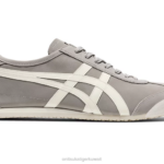 Onitsuka Tiger للجنسين المكسيك 66 F20P175 أحذية رمادي محاري/كريمي