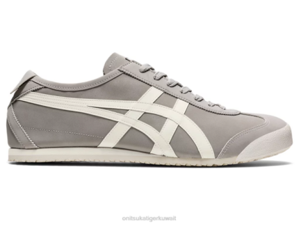 Onitsuka Tiger للجنسين المكسيك 66 F20P175 أحذية رمادي محاري/كريمي