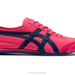 Onitsuka Tiger للجنسين المكسيك 66 F20P228 أحذية حجاب وردي/أزرق ماكو