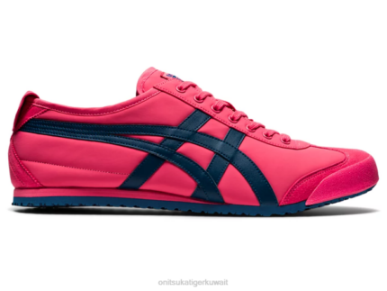 Onitsuka Tiger للجنسين المكسيك 66 F20P228 أحذية حجاب وردي/أزرق ماكو