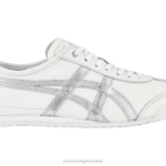 Onitsuka Tiger للجنسين المكسيك 66 F20P353 أحذية أبيض فضي