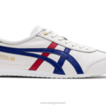 Onitsuka Tiger للجنسين المكسيك 66 F20P363 أحذية أبيض/أزرق داكن