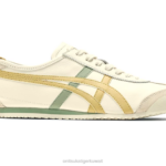 Onitsuka Tiger للجنسين المكسيك 66 F20P54 أحذية كريم/بني معدني