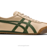 Onitsuka Tiger للجنسين المكسيك 66 F20P5 أحذية البيج/العشب الأخضر