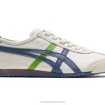 Onitsuka Tiger للجنسين المكسيك 66 F20P85 أحذية كريم / ماكو بلو