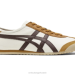 Onitsuka Tiger للجنسين المكسيك 66 F20P88 أحذية كريم/عرق السوس البني