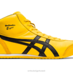 Onitsuka Tiger للجنسين المكسيك منتصف العداء F20P276 أحذية تاي تشي أصفر/أسود