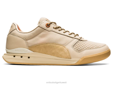 Onitsuka Tiger للجنسين النهائي 81 ميجابكسل F20P201 أحذية بيج شاحب/أوراق بيج