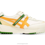 Onitsuka Tiger للجنسين الوفد السابق F20P105 أحذية كريم / الحمضيات