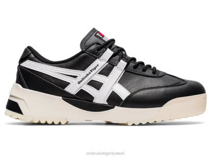 Onitsuka Tiger للجنسين الوفد السابق F20P269 أحذية أسود/أبيض