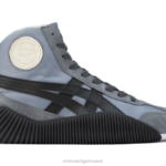 Onitsuka Tiger للجنسين جبل أكرومونت F20P252 أحذية ورقة صخرية/أسود