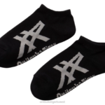 Onitsuka Tiger للجنسين جوارب الكاحل F20P531 مُكَمِّلات أسود/رمادي هيذر