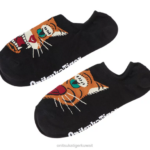 Onitsuka Tiger للجنسين جوارب غير مرئية F20P488 مُكَمِّلات أسود