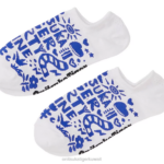 Onitsuka Tiger للجنسين جوارب غير مرئية F20P497 مُكَمِّلات أبيض