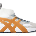 Onitsuka Tiger للجنسين جورب كبير بشعار المدرب 2.0 F20P244 أحذية رمادي جليدي/تان بريسيديو