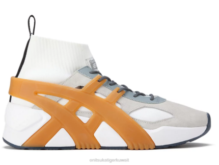 Onitsuka Tiger للجنسين جورب كبير بشعار المدرب 2.0 F20P244 أحذية رمادي جليدي/تان بريسيديو