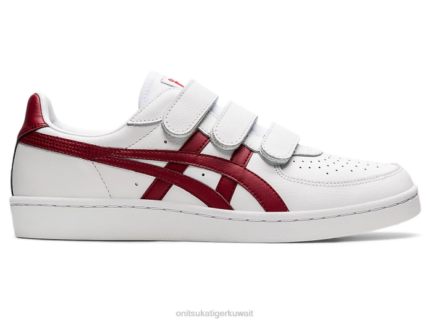 Onitsuka Tiger للجنسين جي إس إم F20P187 أحذية عصير أبيض/بنجر