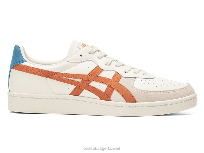 Onitsuka Tiger للجنسين جي إس إم F20P51 أحذية كريم / صدأ برتقالي - Image 1