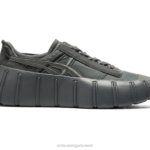 Onitsuka Tiger للجنسين جيجاتيا F20P161 أحذية حامل رمادي/أسود