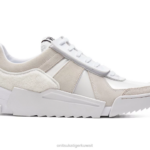 Onitsuka Tiger للجنسين حذاء D-Trainer سهل الارتداء F20P204 أحذية أبيض