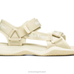 Onitsuka Tiger للجنسين حزام أوبوري F20P113 أحذية دقيق الشوفان / أبيض