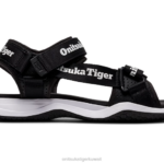 Onitsuka Tiger للجنسين حزام أوبوري F20P273 أحذية أسود/أبيض