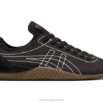 Onitsuka Tiger للجنسين سكلاو F20P41 أحذية أسود/أبيض