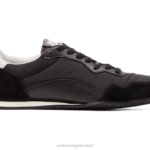 Onitsuka Tiger للجنسين سيرانو كل F20P91 أحذية أسود